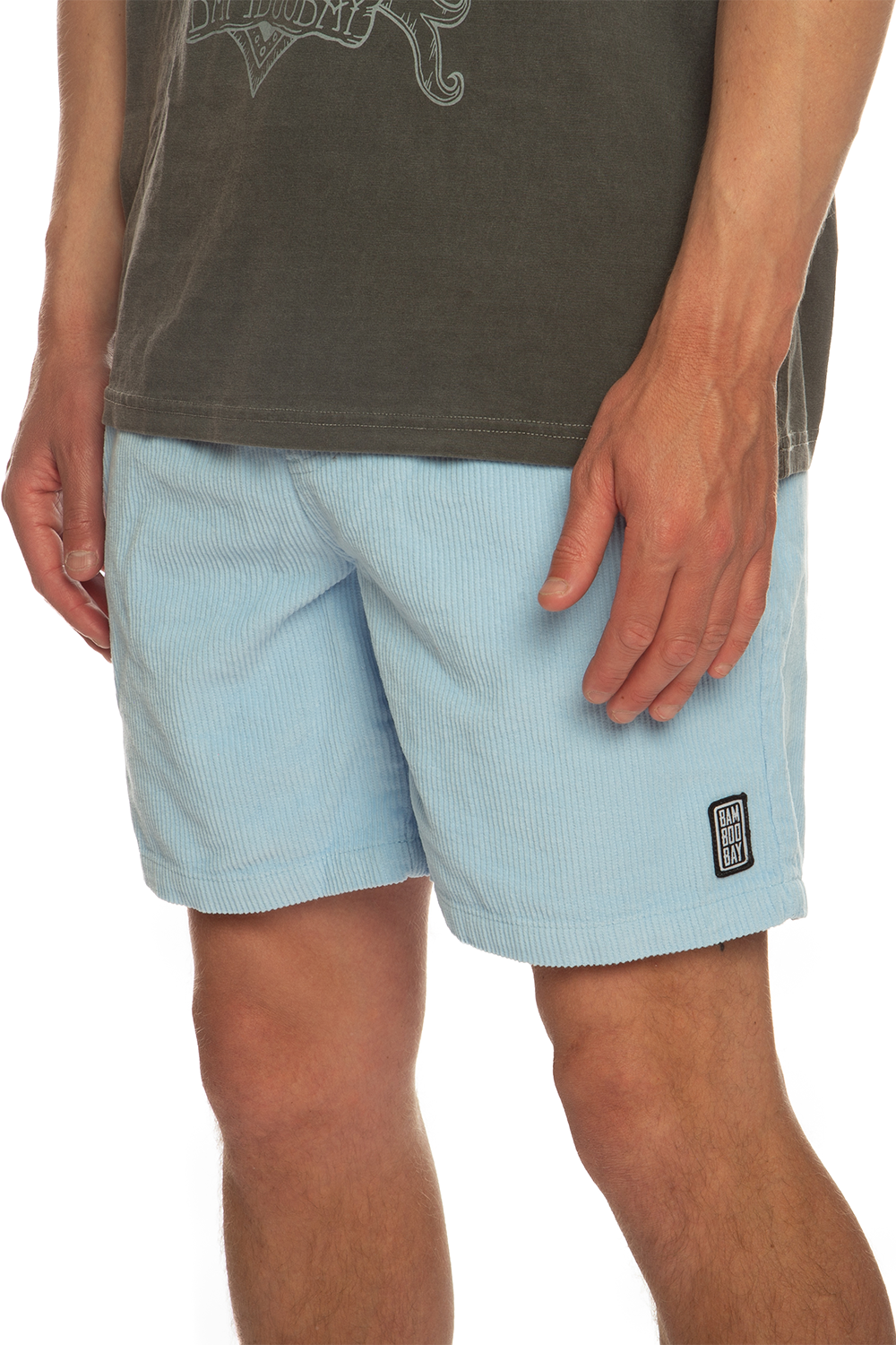 BamBooBay Chill Cord Shorts Light Blue