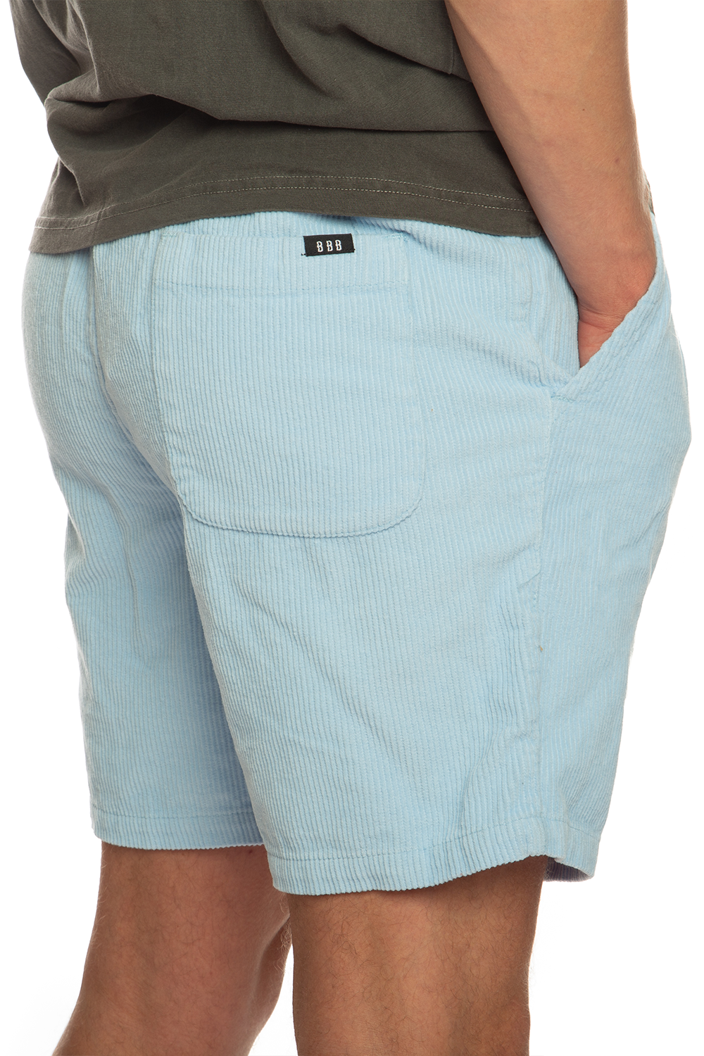 BamBooBay Chill Cord Shorts Light Blue