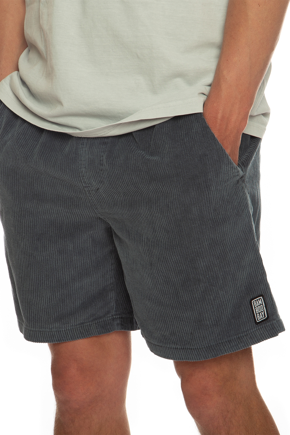 BamBooBay Chill Cord Shorts Navy