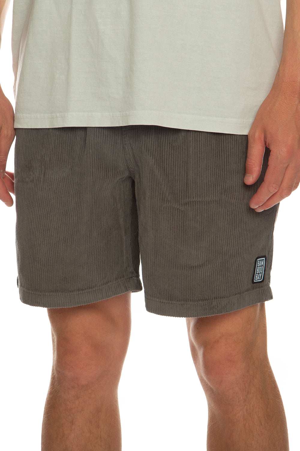 BamBooBay Chill Cord Shorts Olive