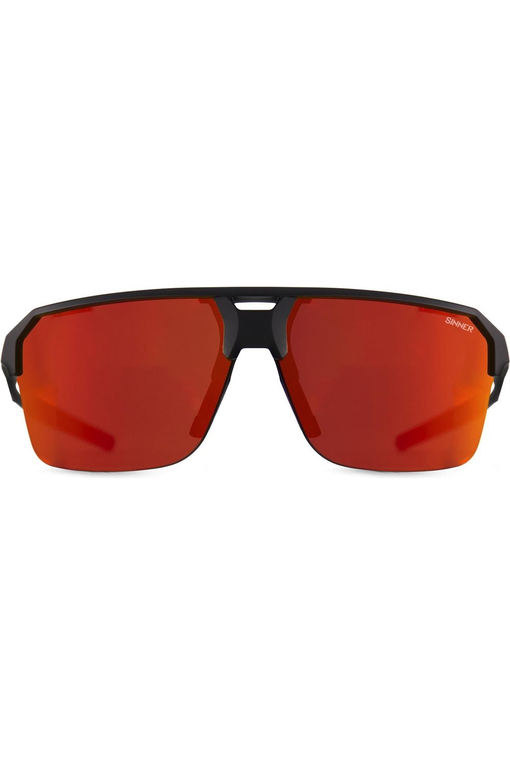 Sinner Bolt Sunglasses Matt Black Blue-Black Red Oil