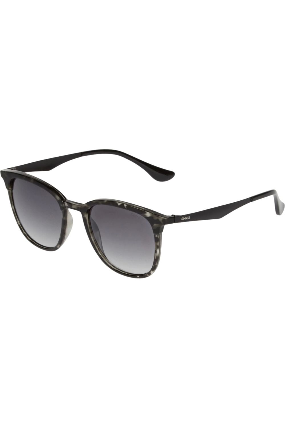 Sinner Cowell Sunglasses Matte Black Grey-Smoke Mirror