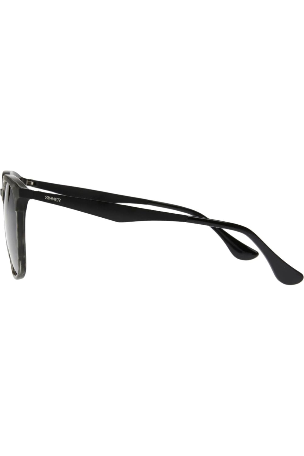 Sinner Cowell Sunglasses Matte Black Grey-Smoke Mirror