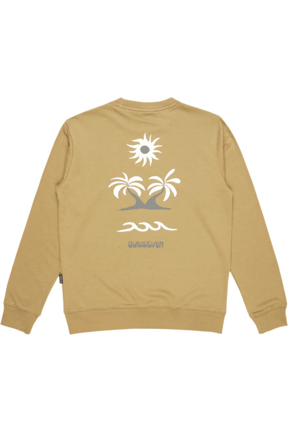 Quiksilver Graphic Mix Crew Sweatshirt Aloe