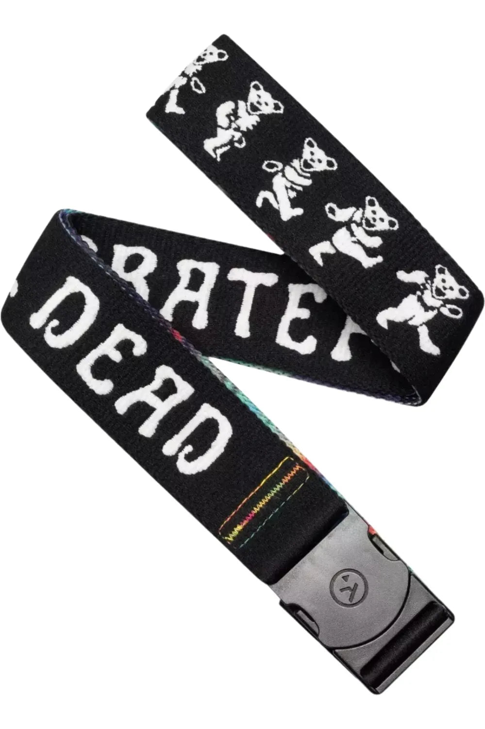 Arcade Grateful Dead Dancing Bears Belt Black