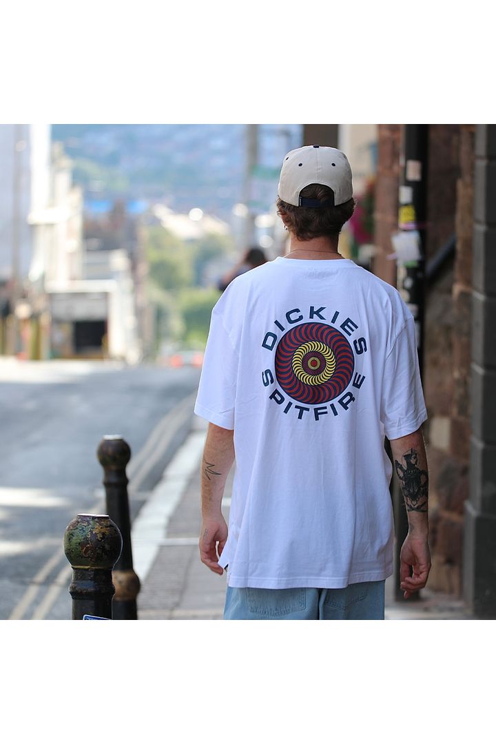 Dickies X Spitfire Short Sleeve Tee White