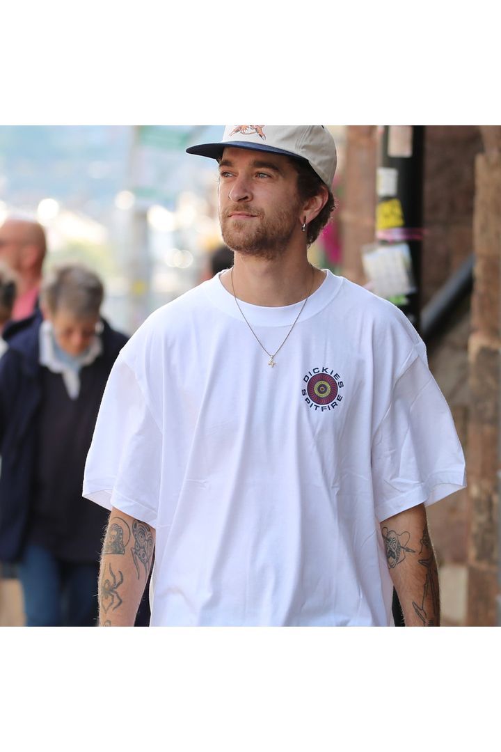 Dickies X Spitfire Short Sleeve Tee White