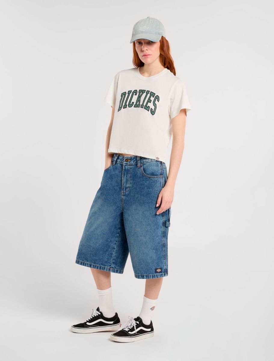 Dickies Carpenter Denim Jort W rinsed Fade