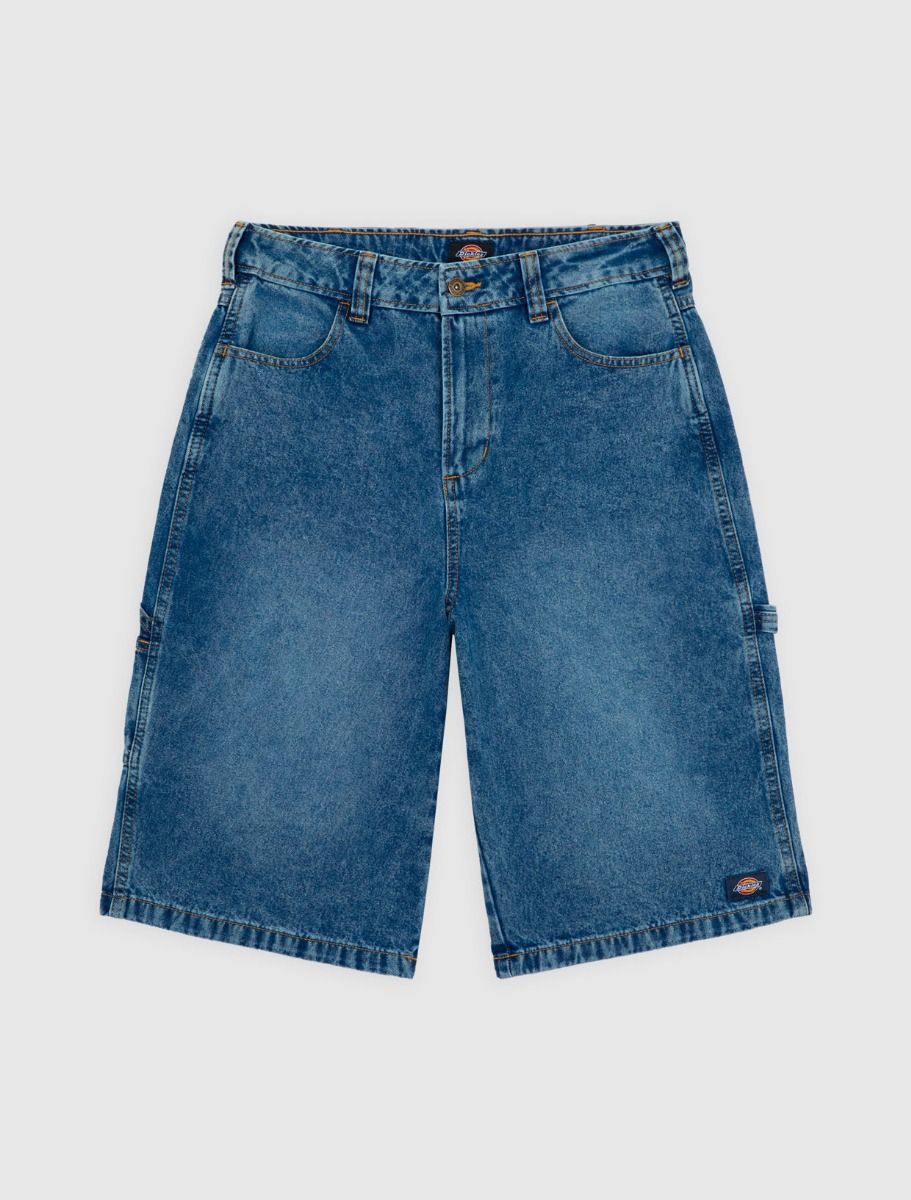 Dickies Carpenter Denim Jort W rinsed Fade