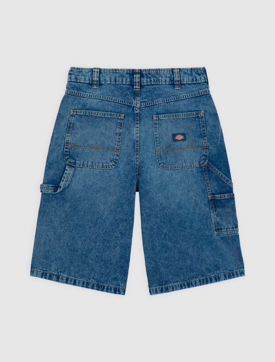 Dickies Carpenter Denim Jort W rinsed Fade