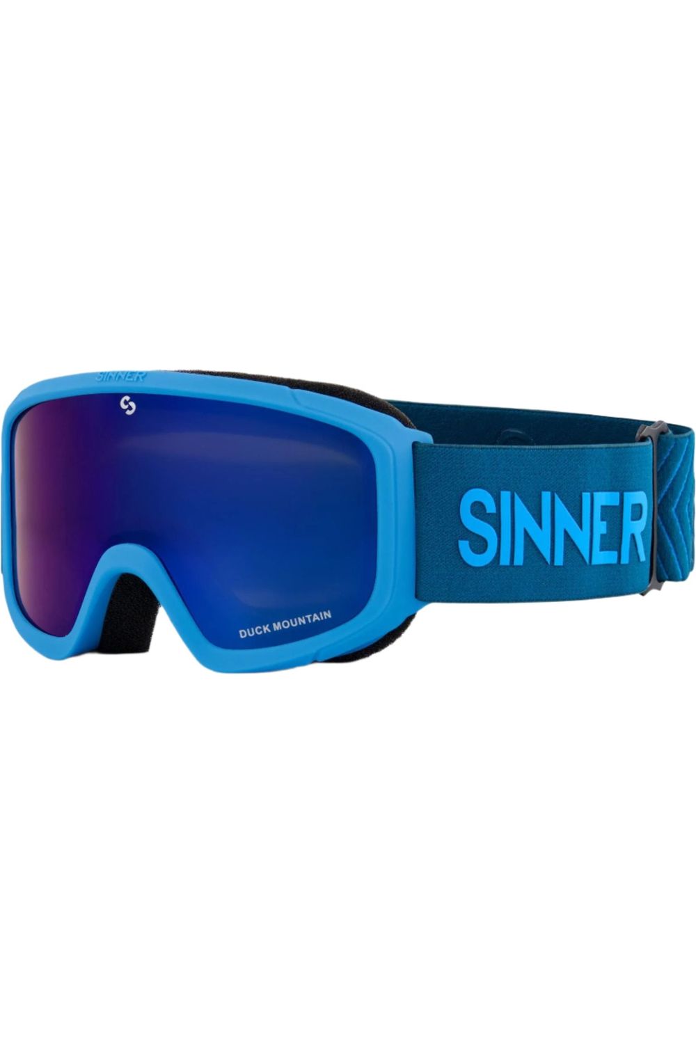 Sinner Duck Mountain Kids Goggles Blue Neon Blue Lens