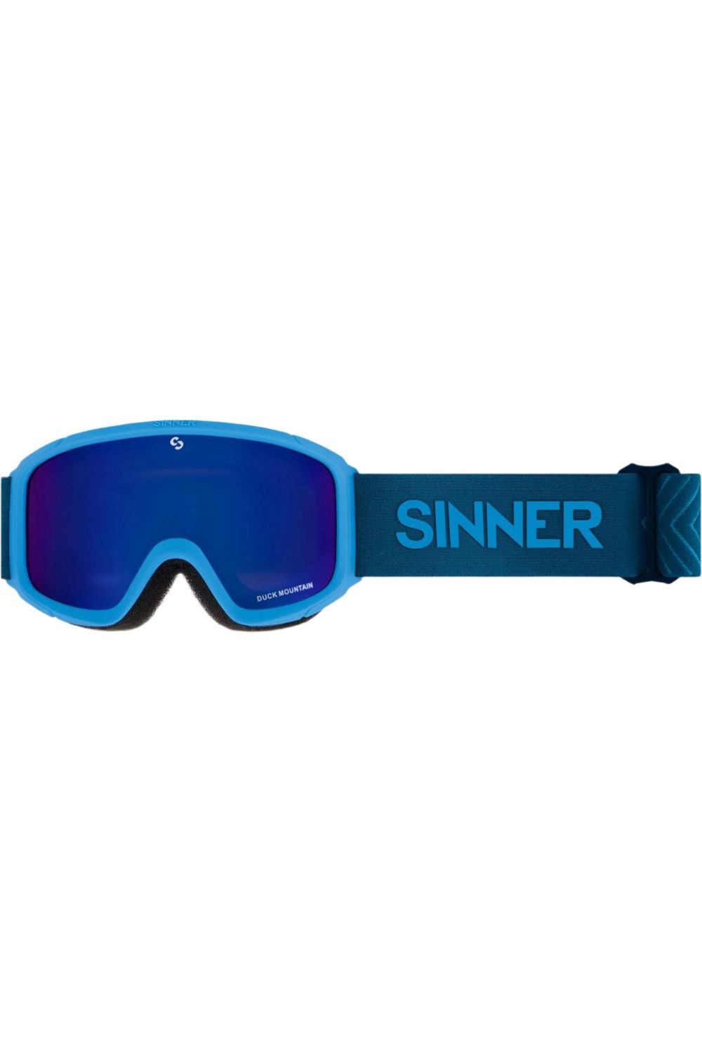 Sinner Duck Mountain Kids Goggles Blue Neon Blue Lens