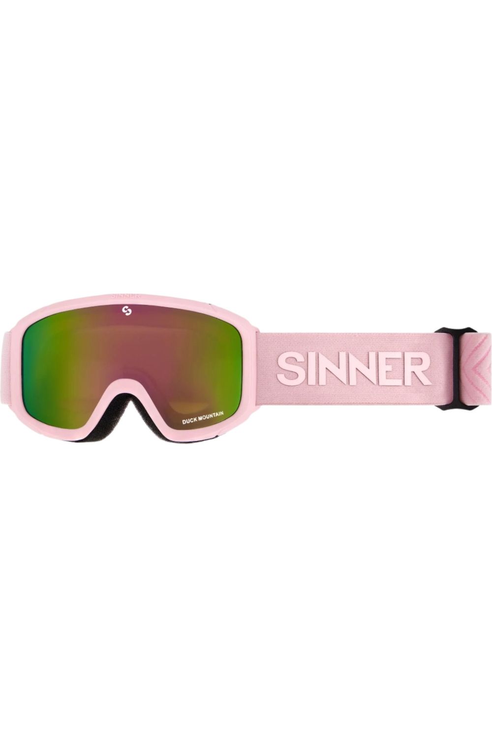 Sinner Duck Mountain Kids Goggles Light Pink Pink Lens