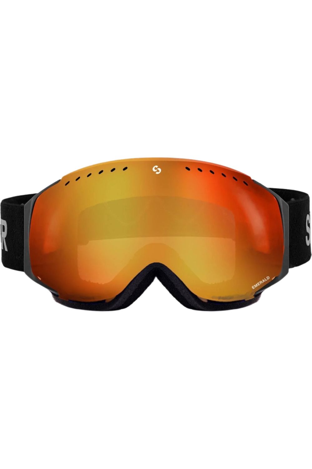 Sinner Emerald Goggles Matte Black Orange Lens