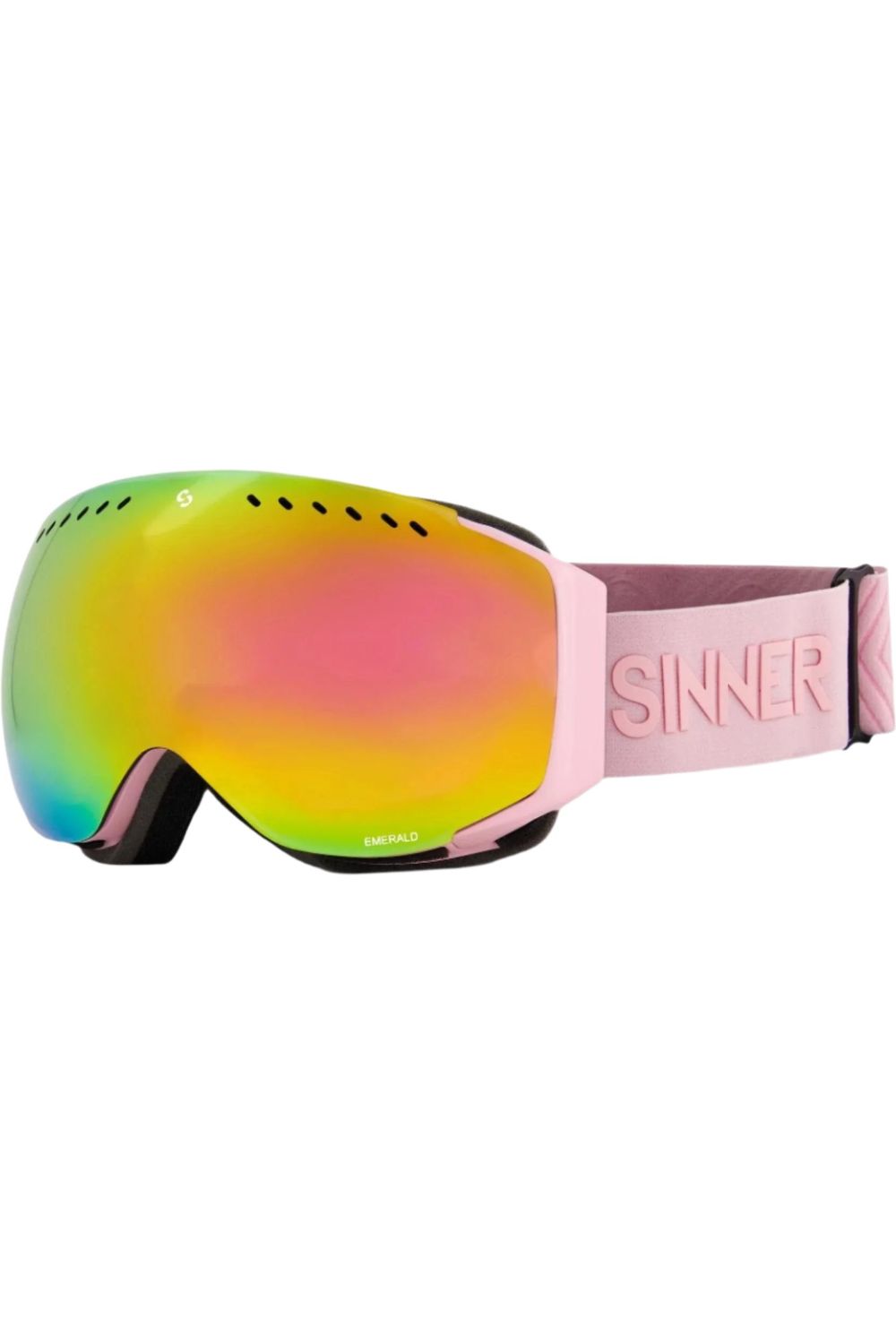 Sinner Emerald Goggles Matte Light Pink Pink