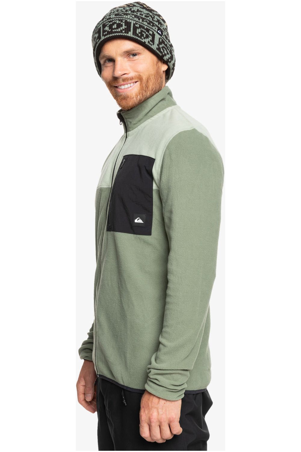 Quiksilver Aker Full Zip Fleece Sea Spray