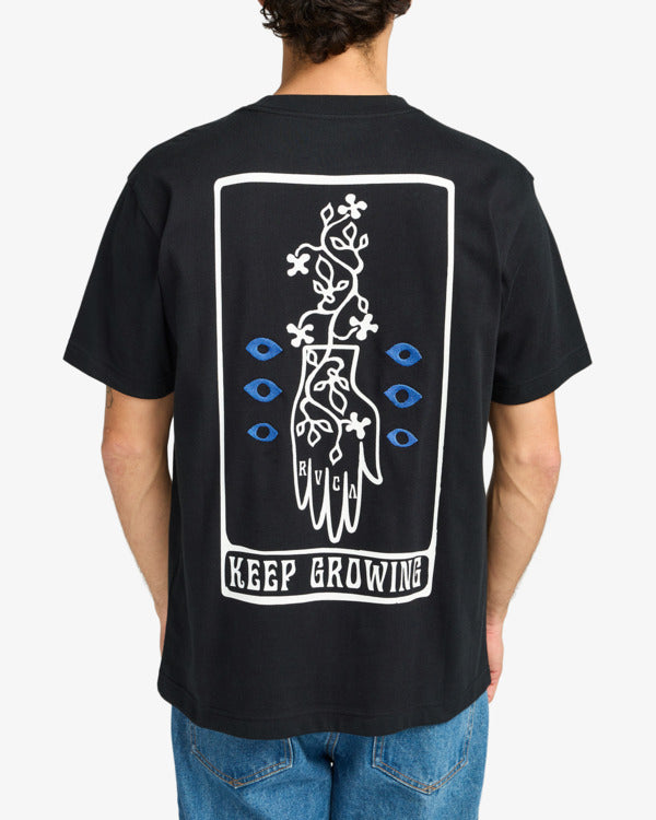 RVCA Keep Growing Short Sleeve T-Shirt Black