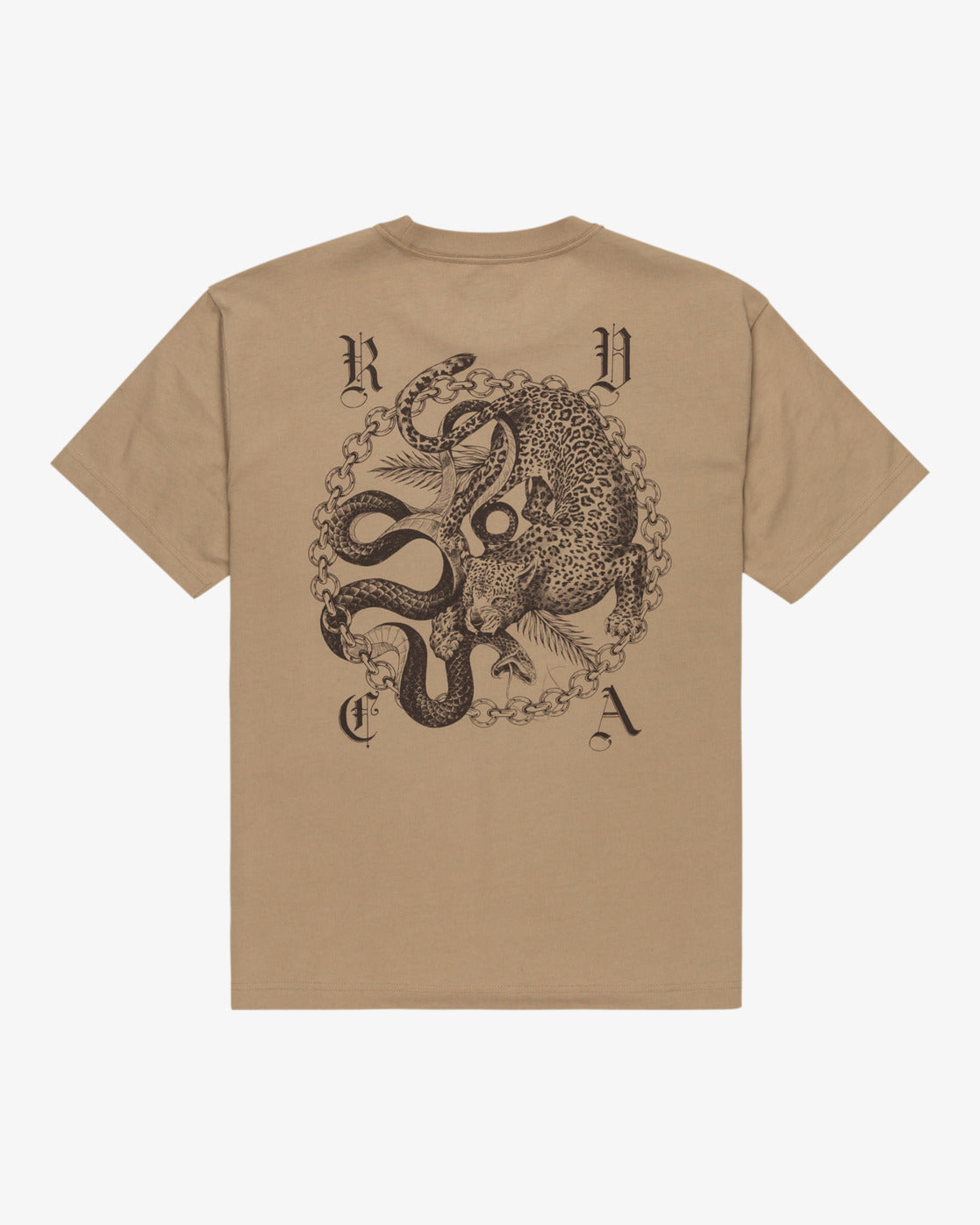 RVCA Benj Battle Short Sleeve T-Shirt Coyote