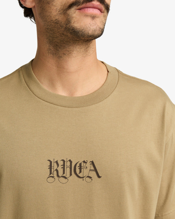 RVCA Benj Battle Short Sleeve T-Shirt Coyote