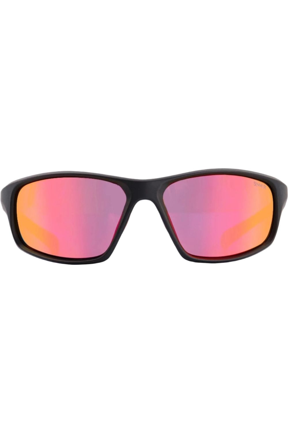 Sinner Fonds Sunglasses Matte Black-Sintec Brown Red Oil