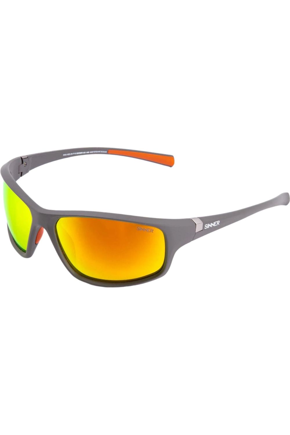 Sinner Fonds Sunglasses Matte Dark Green-Sintec Smoke Orange Oil