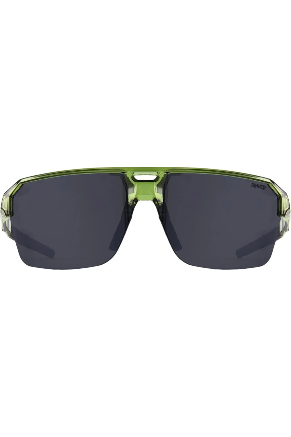 Sinner Bolt Sunglasses Matte Green Black-Green Flash Mirror