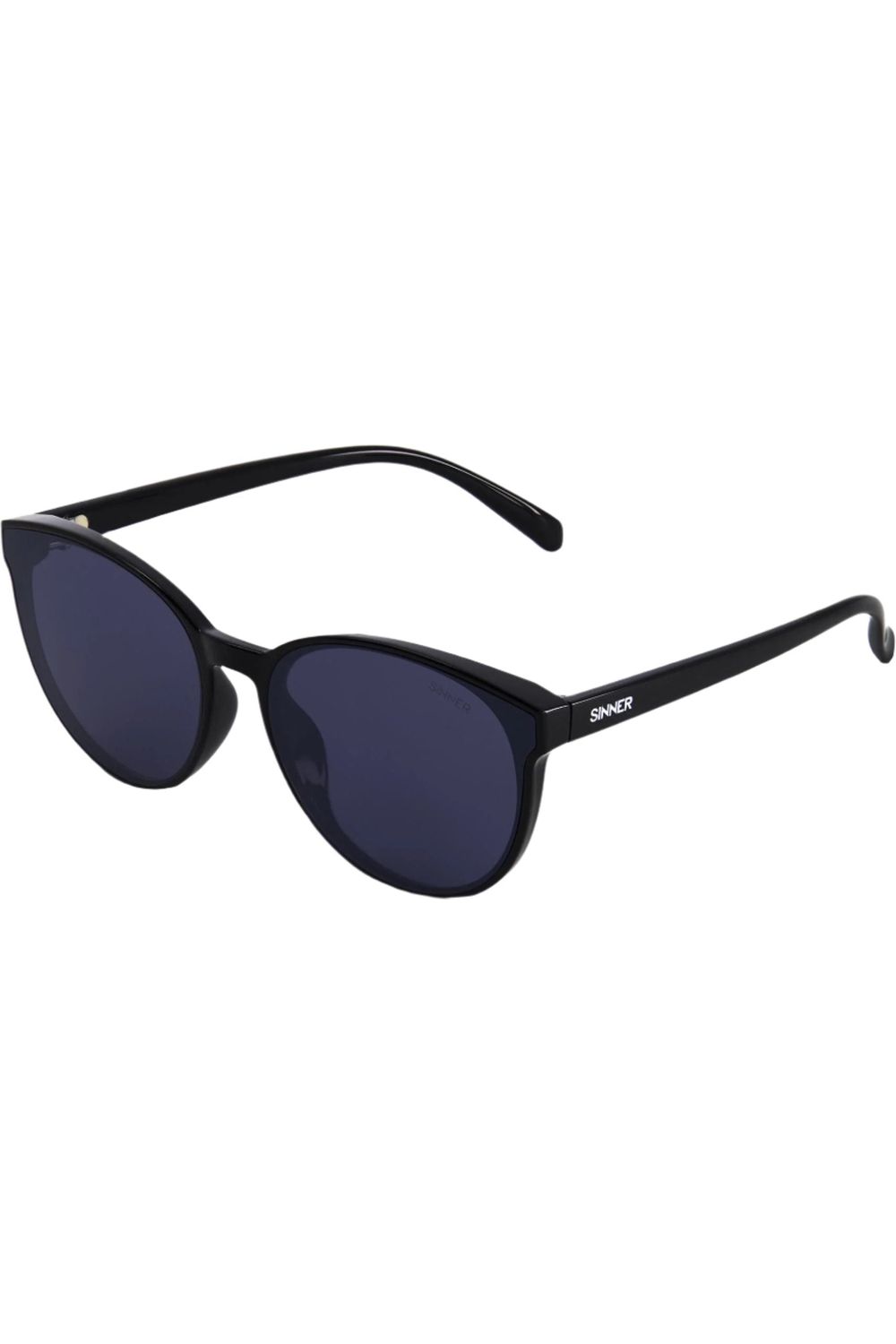 Sinner Kyoto Sunglasses Shiny Black-Sintec Smoke Mirror