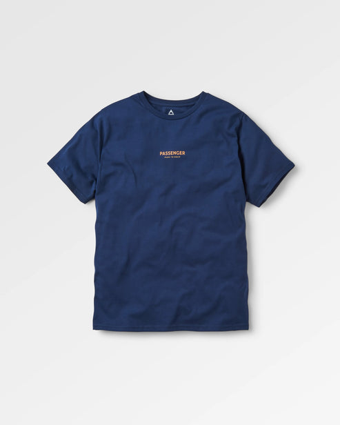 Passenger Phoenix Organic Cotton T-Shirt Rich Navy