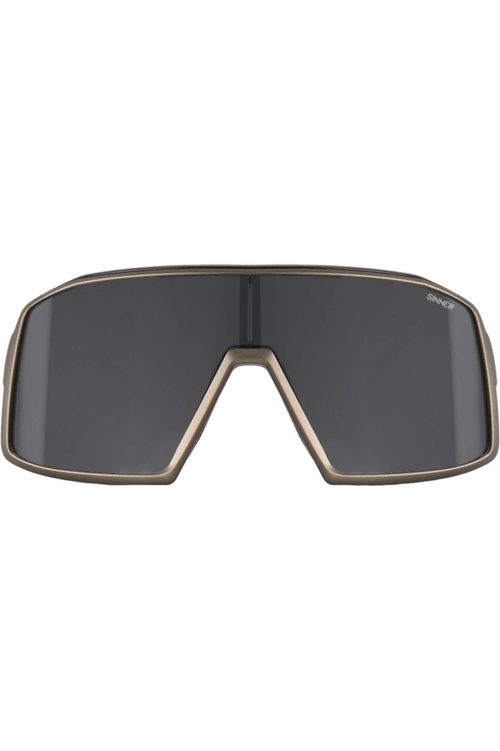 Sinner Narvik Sunglasses Matte Dark Grey - Silver Mirror