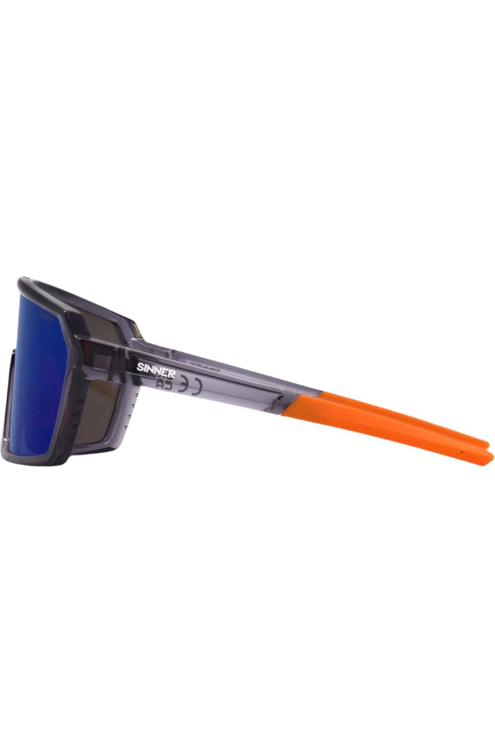 Sinner Oasis Sunglasses Matte Cry Grey Orange-Blue Oil