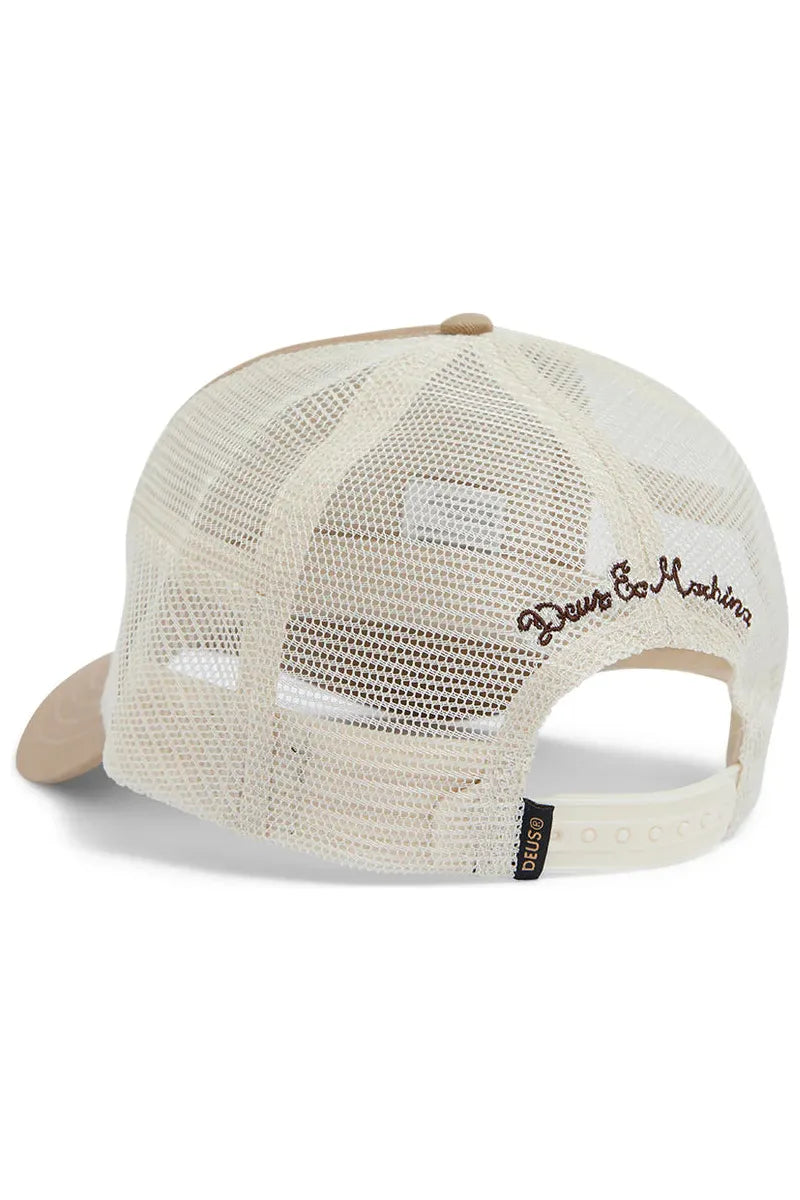 Deus Pill Logo Trucker Khaki