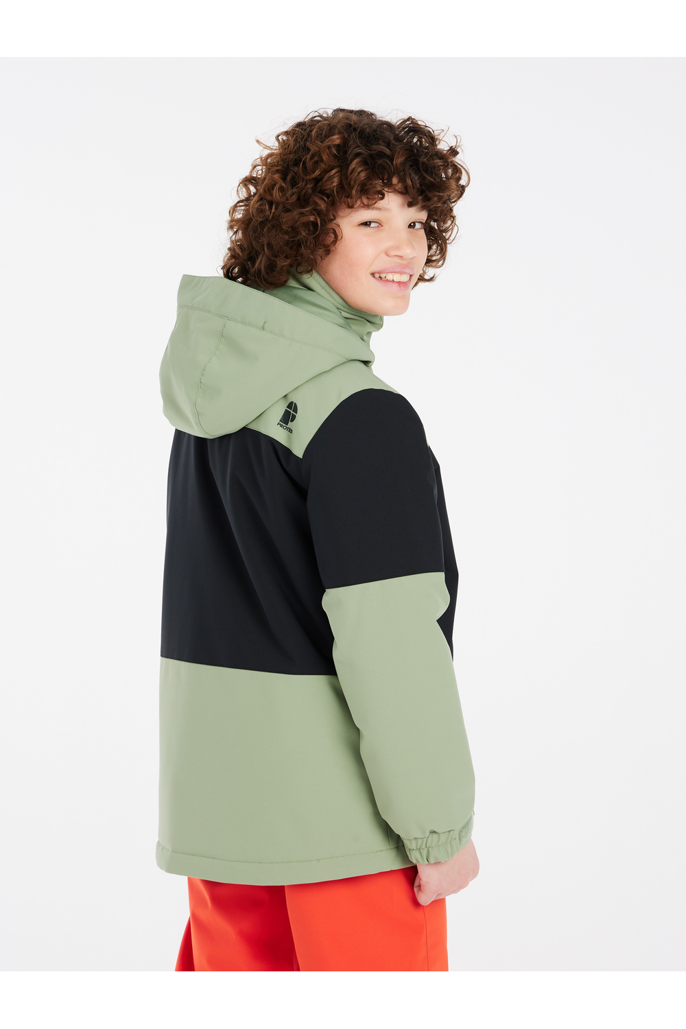 Protest Prtdecks Junior Snowjacket Marl Green