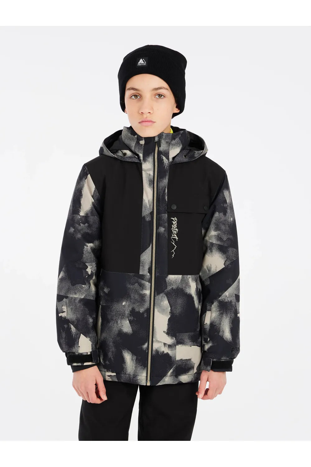 Protest Prtwolve Junior Snowjacket True Black