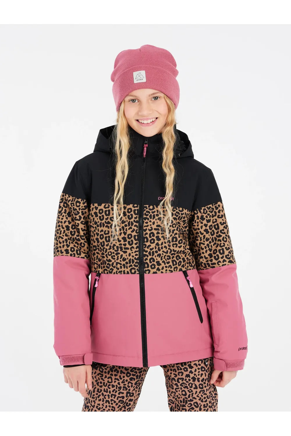 Protest Prtfugee Junior Snowjacket Rose Dust