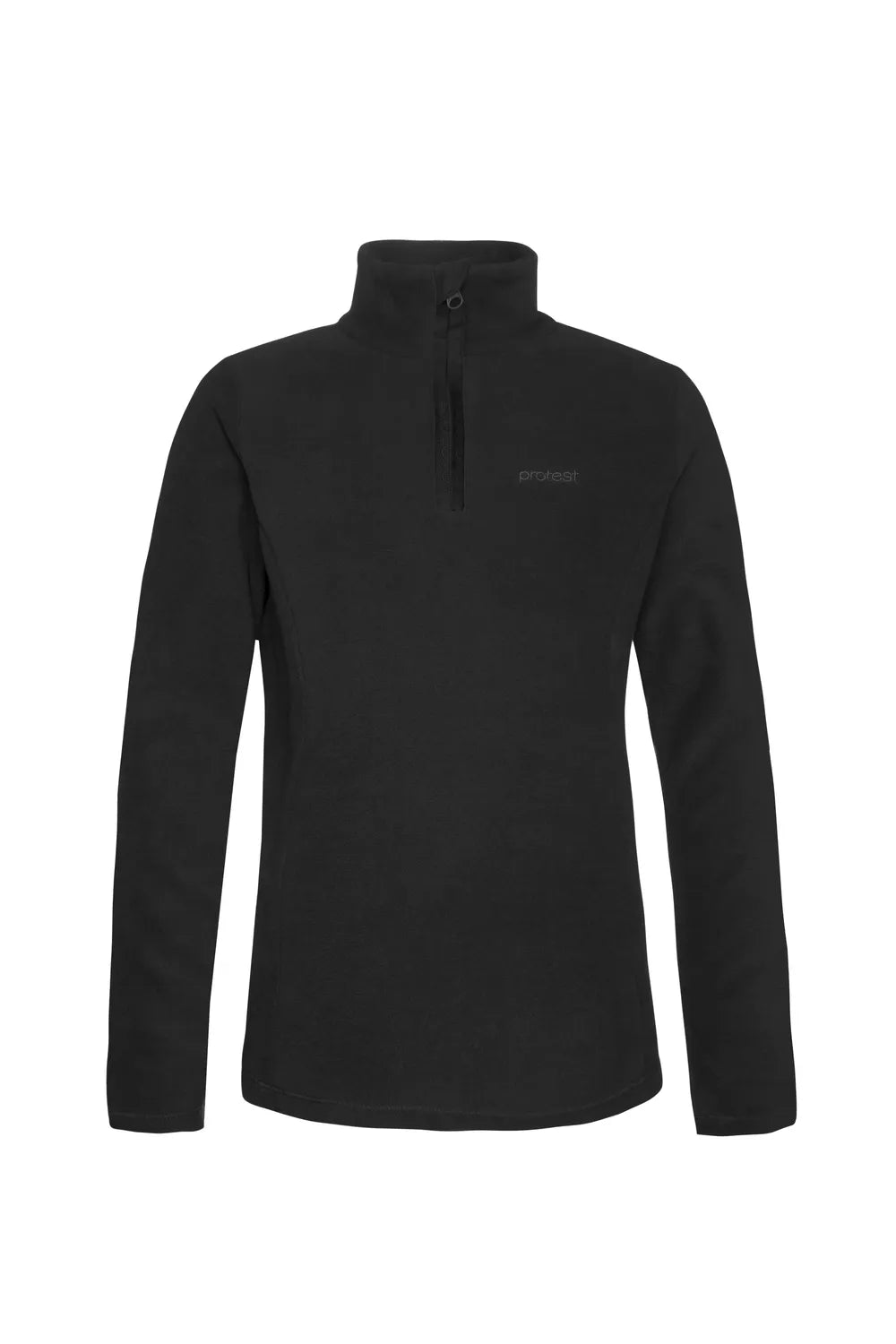 Protest Mutey Junior 1/4 Zip Top True Black