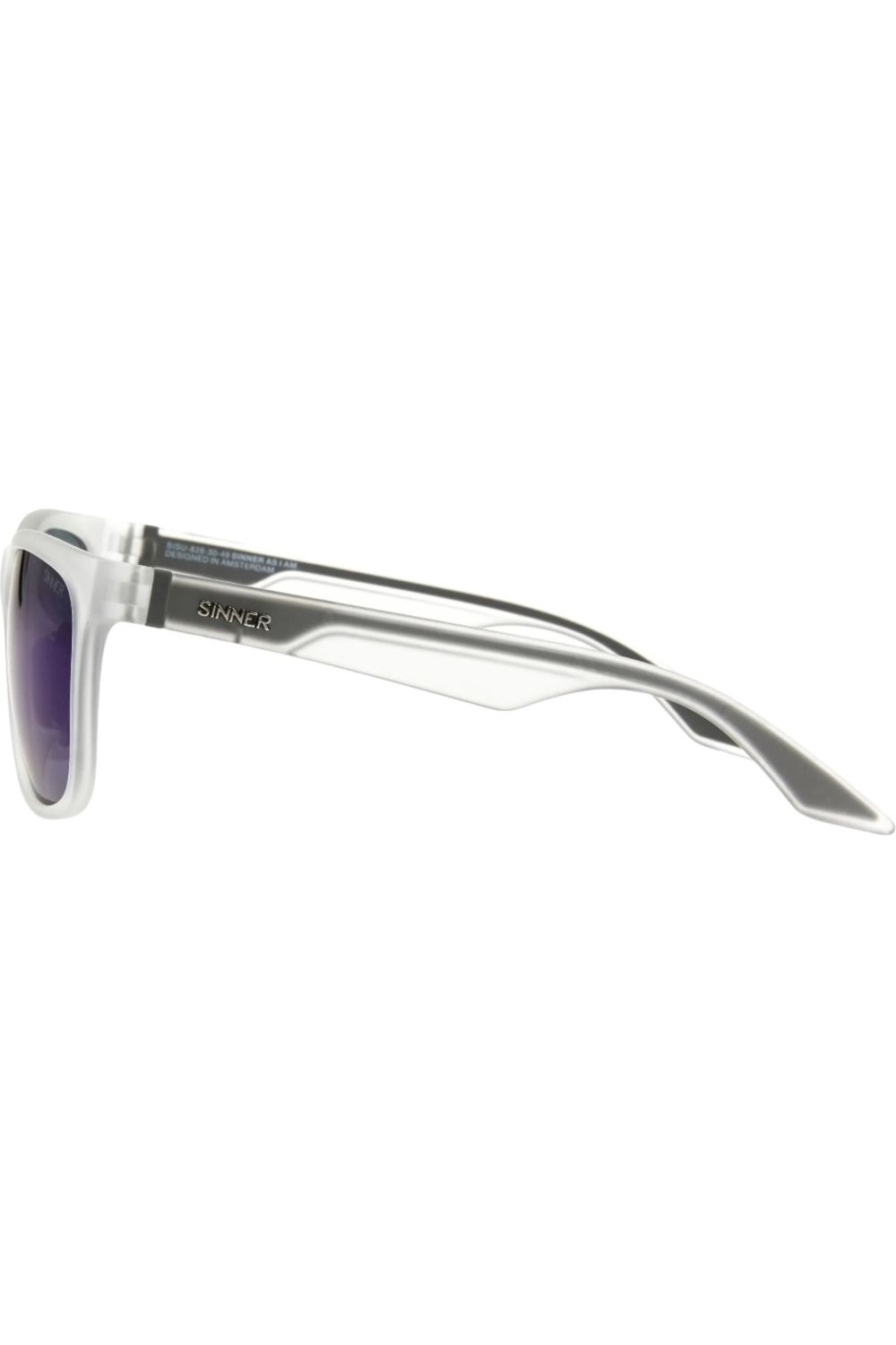 Sinner Rockford Sunglasses Crystal White-Blue Oil