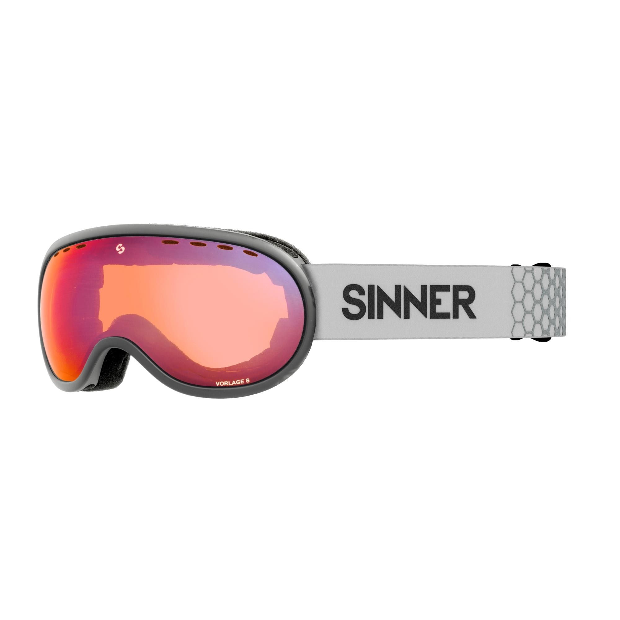 Sinner Vorlage S Goggles Matte Light Grey