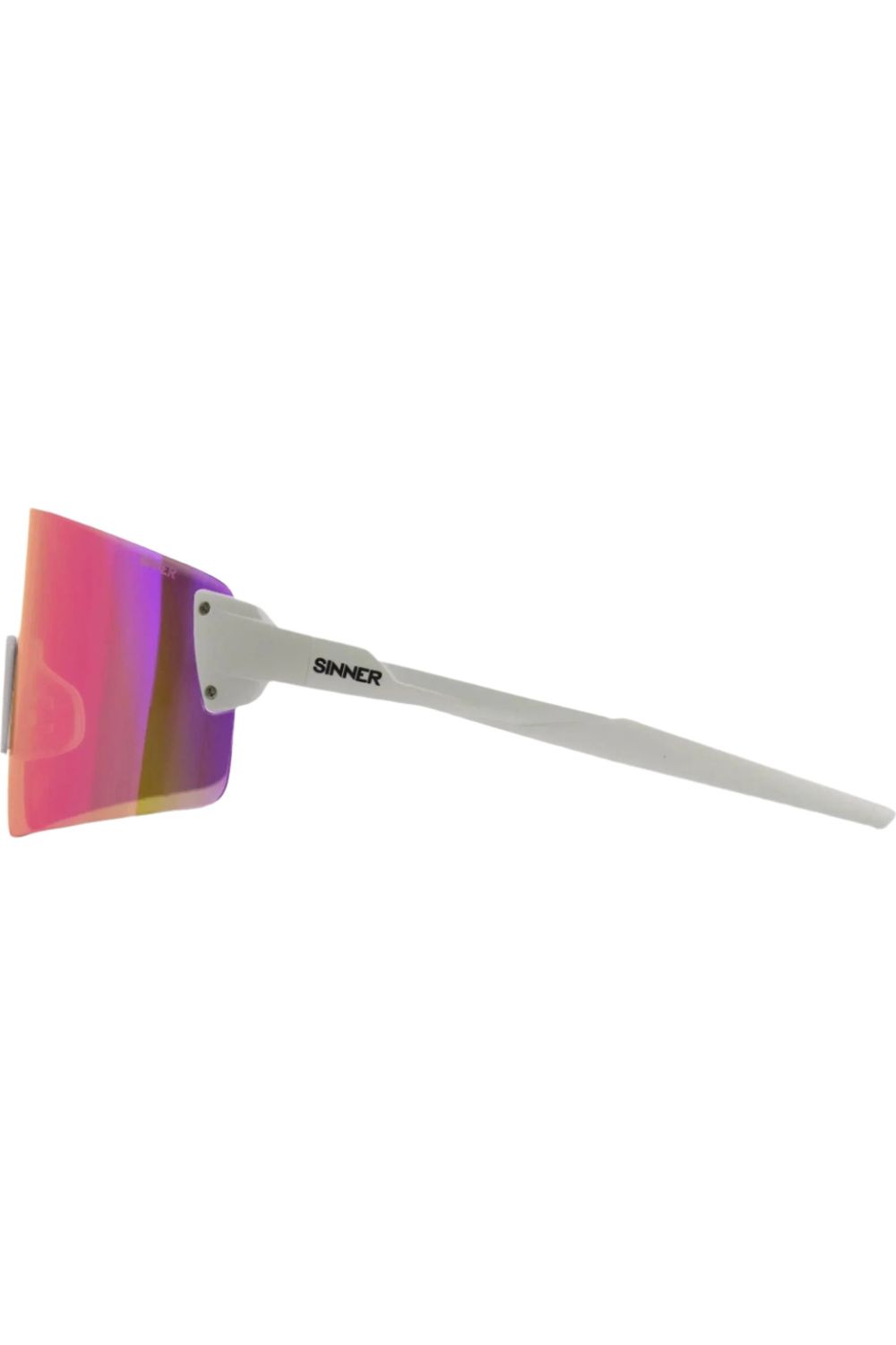 Sinner Snap Sunglasses Matte White-Pink Oil