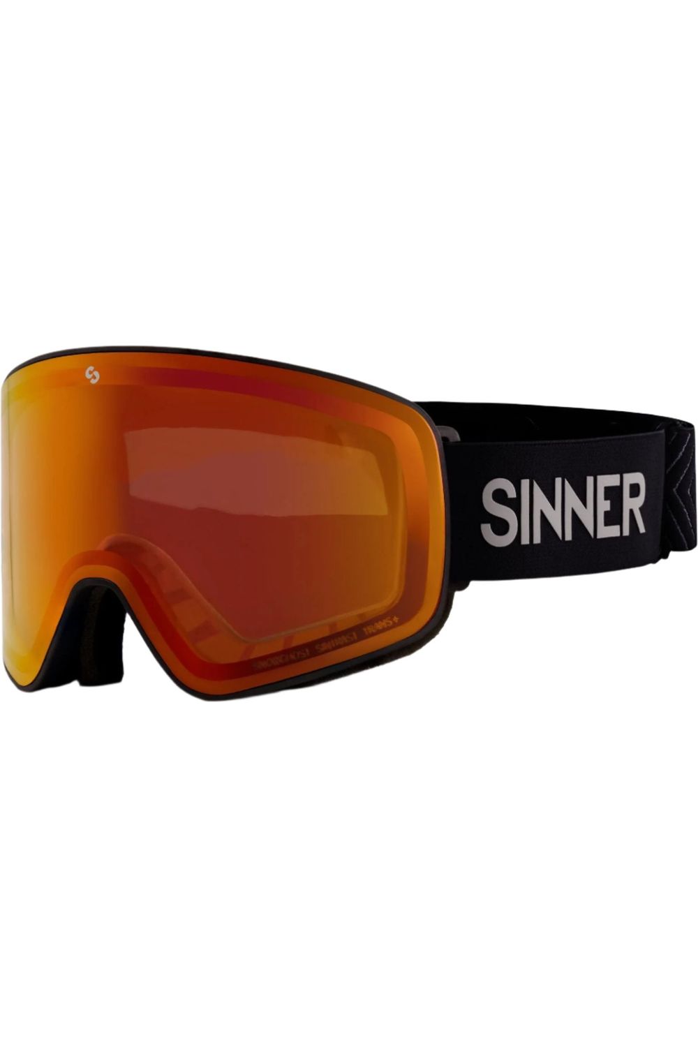 Sinner Snowghost Goggles Matte Black Sintrast Trans+