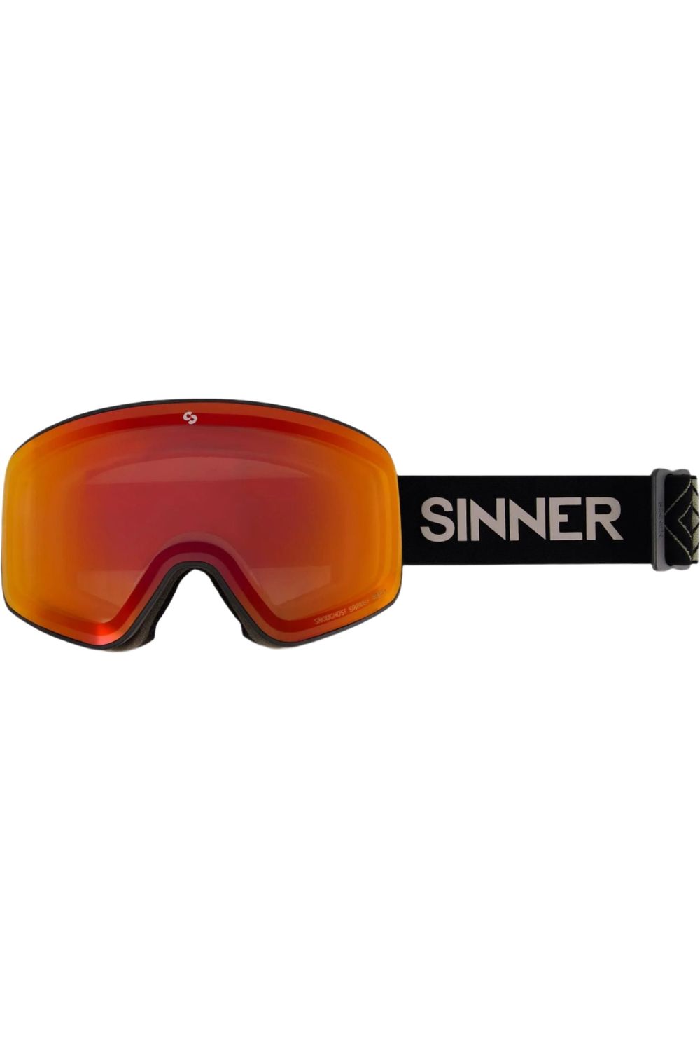 Sinner Snowghost Goggles Matte Black Sintrast Trans+