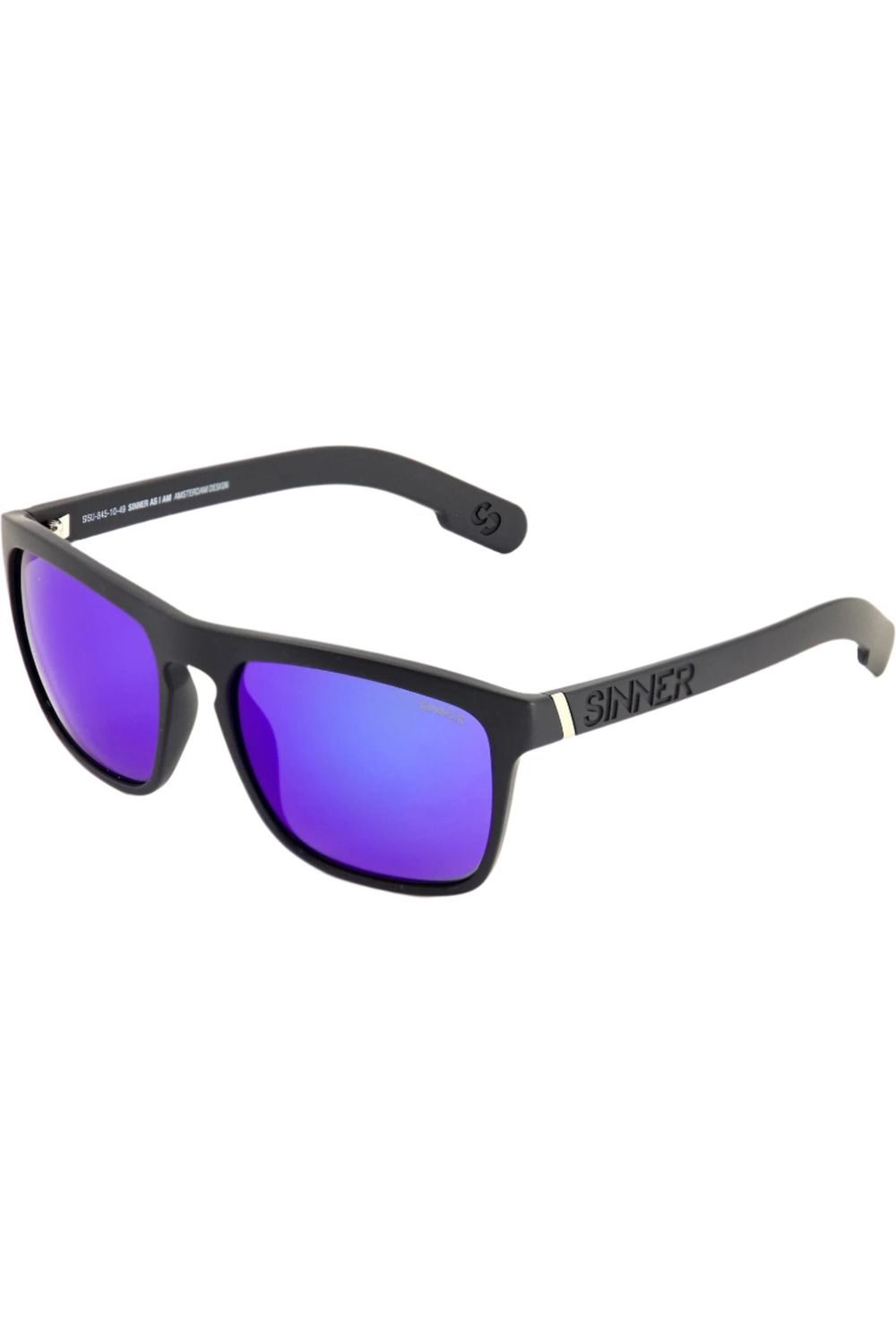 Sinner Thunder X Sunglasses Black-Blue Oil