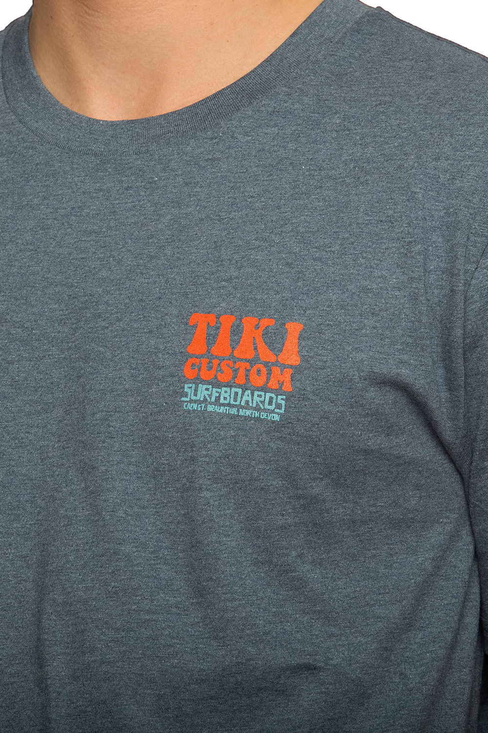 Tiki Car Stack T-Shirt Heather Blue