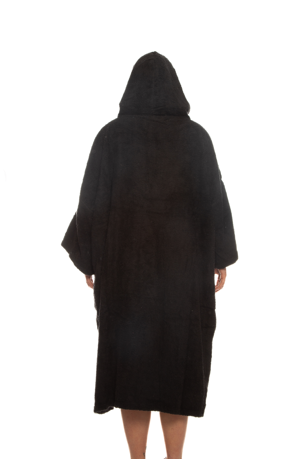 Tiki Adults Hooded Change Robe Black