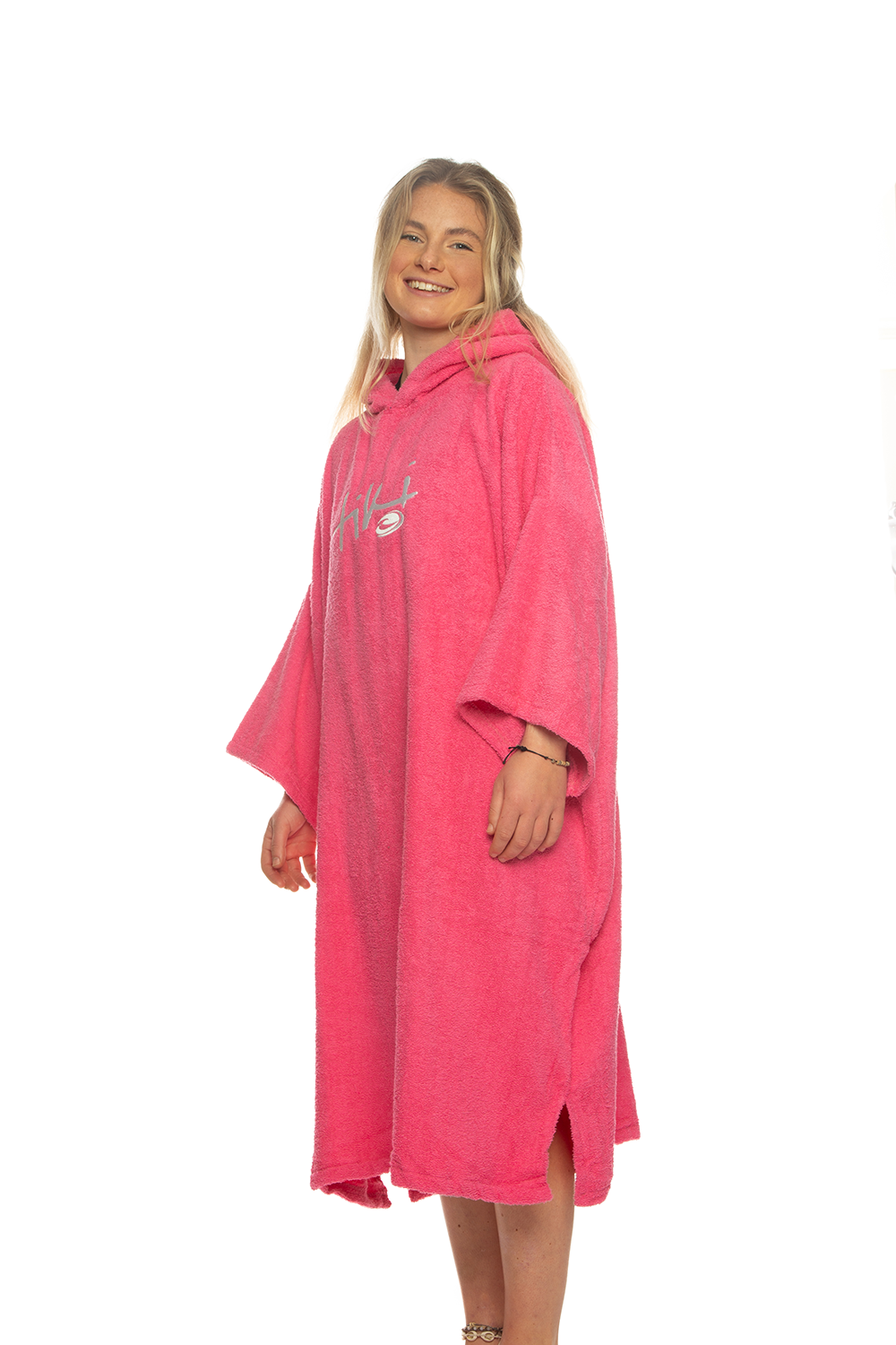 Tiki Adults Hooded Change Robe Pink