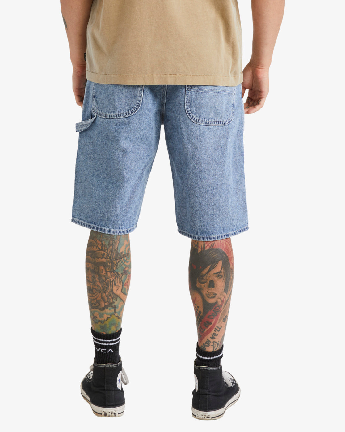 RVCA Americana Denim Short Broken Blue Wash