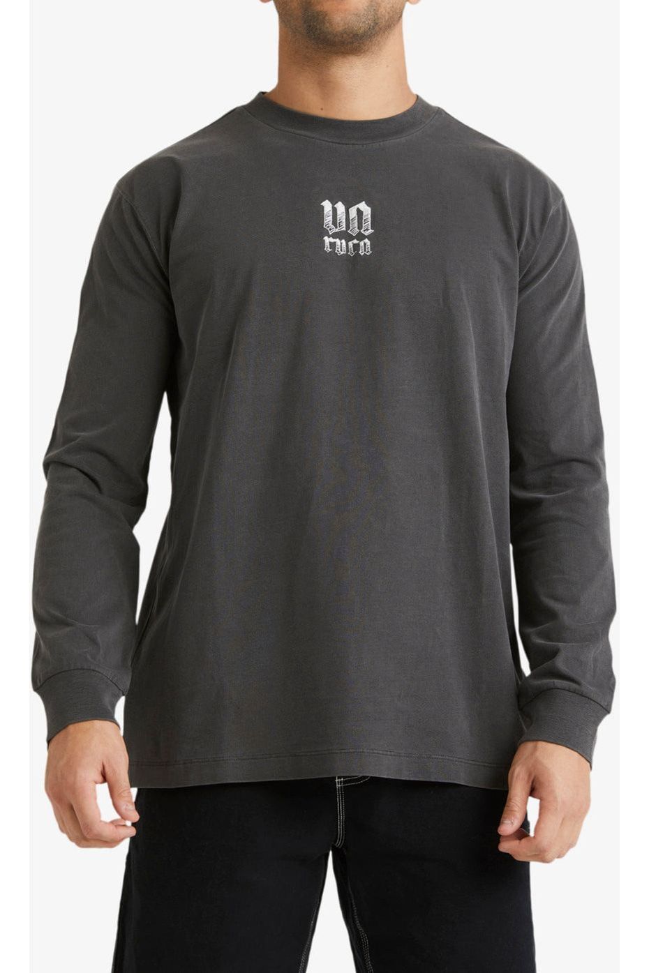 RVCA Lynes VA Long Sleeve T-Shirt Washed Black