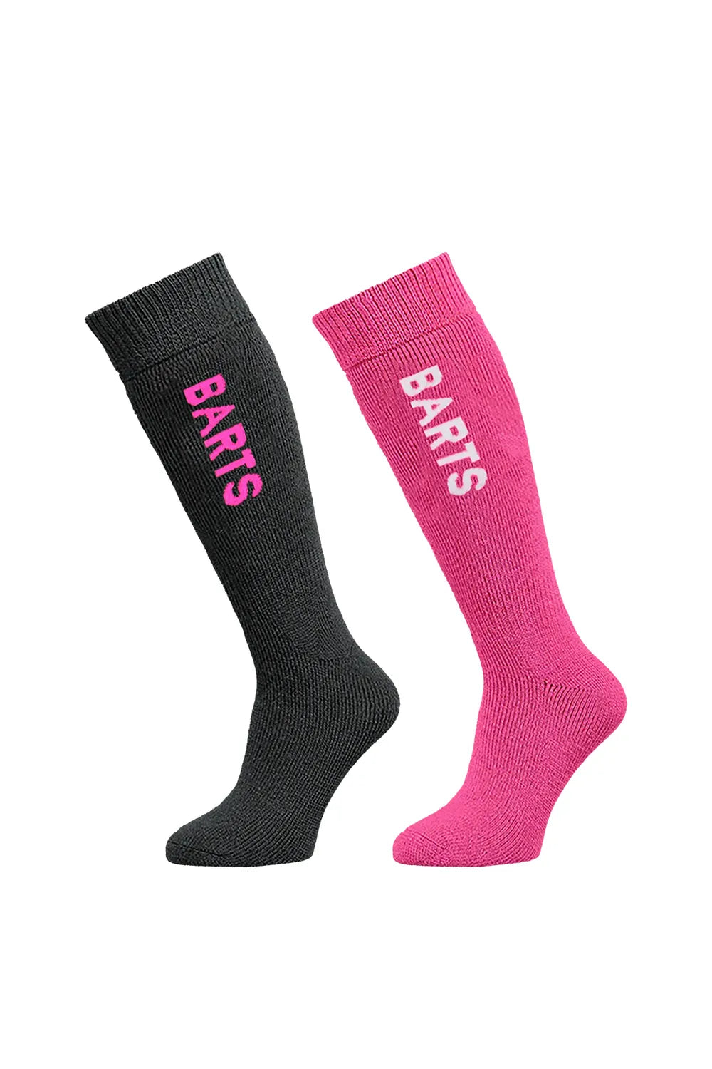 Barts Basic Sock 2 Pack Kids Anthracite & Fuchsia