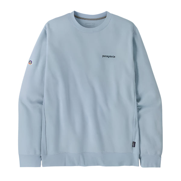 Patagonia Fitz Roy Icon Uprisal Crew Sweatshirt Fleck Blue