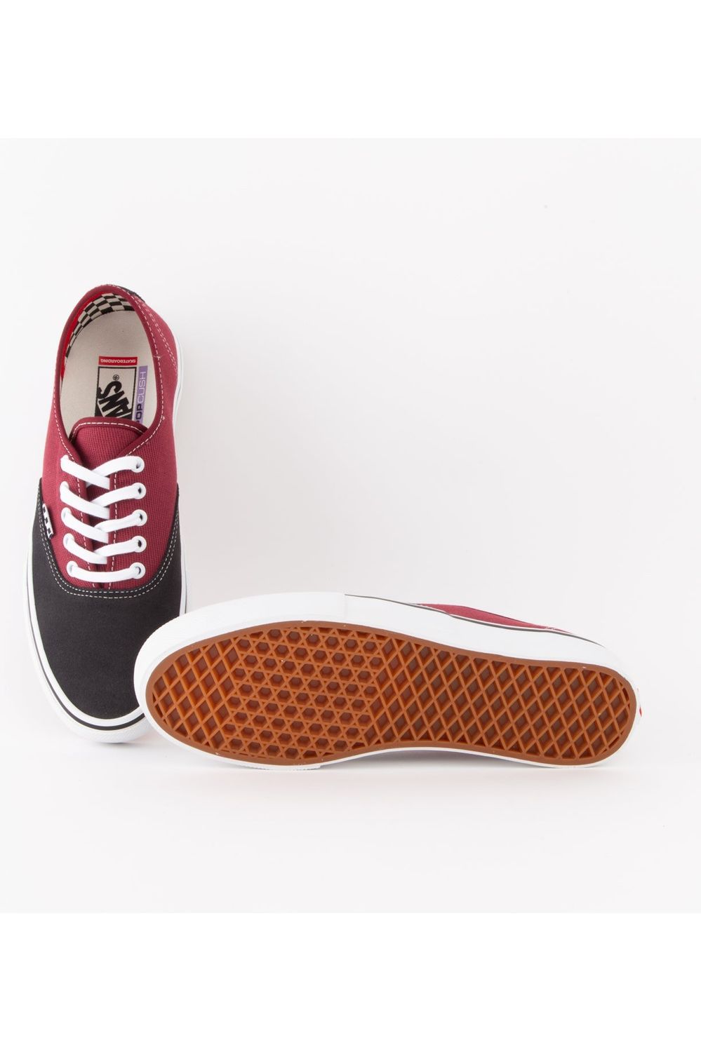 Vans authentic 2024 dark red