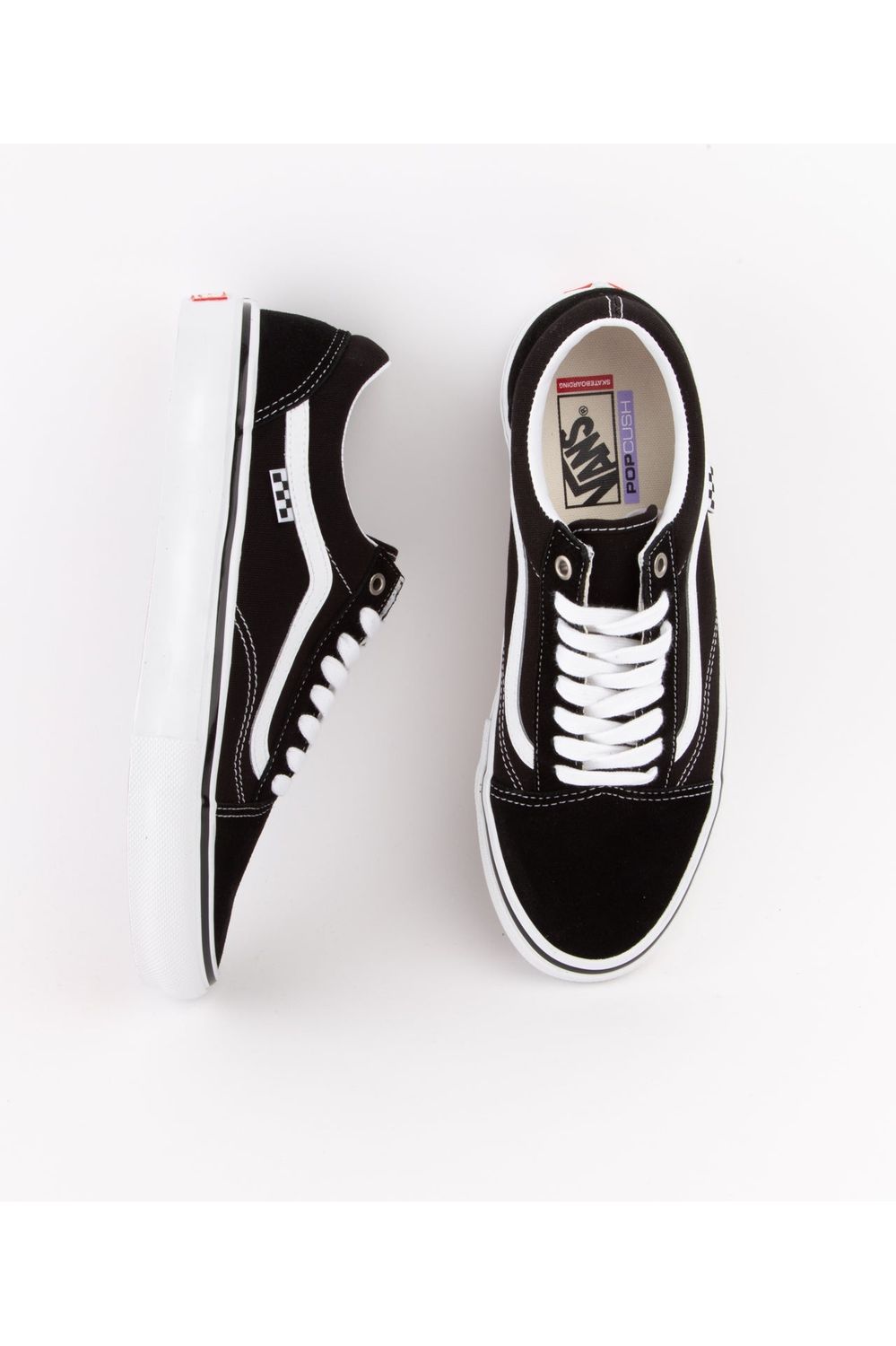 Vans shoes white and on sale black